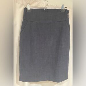 Banana Republic Charcoal Pencil Skirt